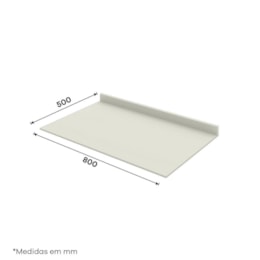 Tampo para Balcão Fineze 80cm Areia – Henn