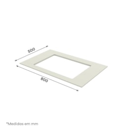 Tampo para Cooktop Fineze 80cm Areia – Henn