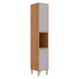 Torre Nicho Esplêndida Brilhante Celeste Áurea 37cm 2 Portas Cinamomo/Platina - MGM Torre Nicho Esplêndida Brilhante Celeste Áurea 37cm 2 Portas Cinamomo/Platina - MGM