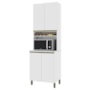 Torre Quente Dinamarca 70cm 1 Forno 4 Portas Branco - Indékes
