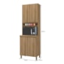 Torre Quente Dinamarca 70cm 1 Forno 4 Portas Castani - Indékes