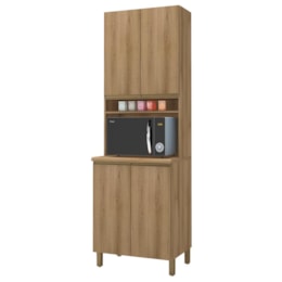 Torre Quente Dinamarca 70cm 1 Forno 4 Portas Castani - Indékes