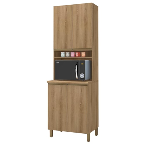 Torre Quente Dinamarca 70cm 1 Forno 4 Portas Castani - Indékes