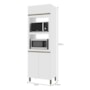 Torre Quente Dinamarca 70cm 2 Fornos 3 Portas Branco - Indékes