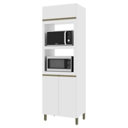 Torre Quente Dinamarca 70cm 2 Fornos 3 Portas Branco - Indékes