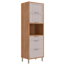 Torre Quente Estela New 70cm 1 Forno Cinamomo/Off White - MGM Torre Quente Estela New 70cm 1 Forno Cinamomo/Off White - MGM