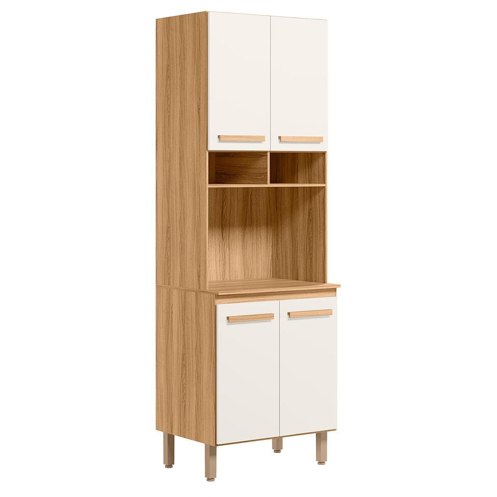 Torre Quente Paneleiro Intenza 70cm 1 Forno Freijó/Off White