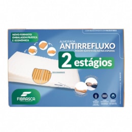 Travesseiro Antirrefluxo 2 Estágios Branco - Fibrasca Travesseiro Antirrefluxo 2 Estágios Branco - Fibrasca